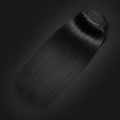 Straight hair bundle with black background